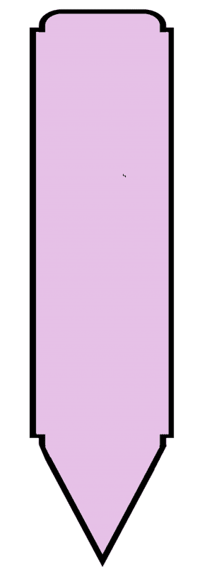 1 1/2 X 5 Thermal Pot Stake - Poly