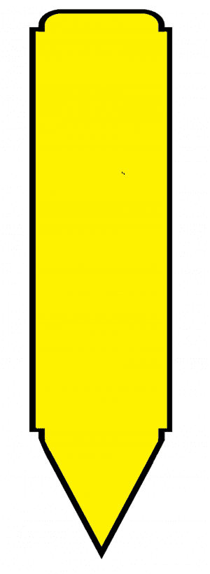 1 1/2 X 5 Thermal Pot Stake - Poly