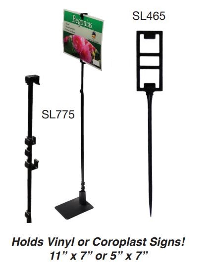 5x4 and 4x5 Sign Holders With Stake | Real-Time Tags